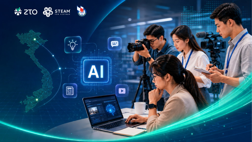 ZTO Labs đồng hành cùng Hội Nhà báo Việt Nam trên hành trình đào tạo AI cho nhà báo