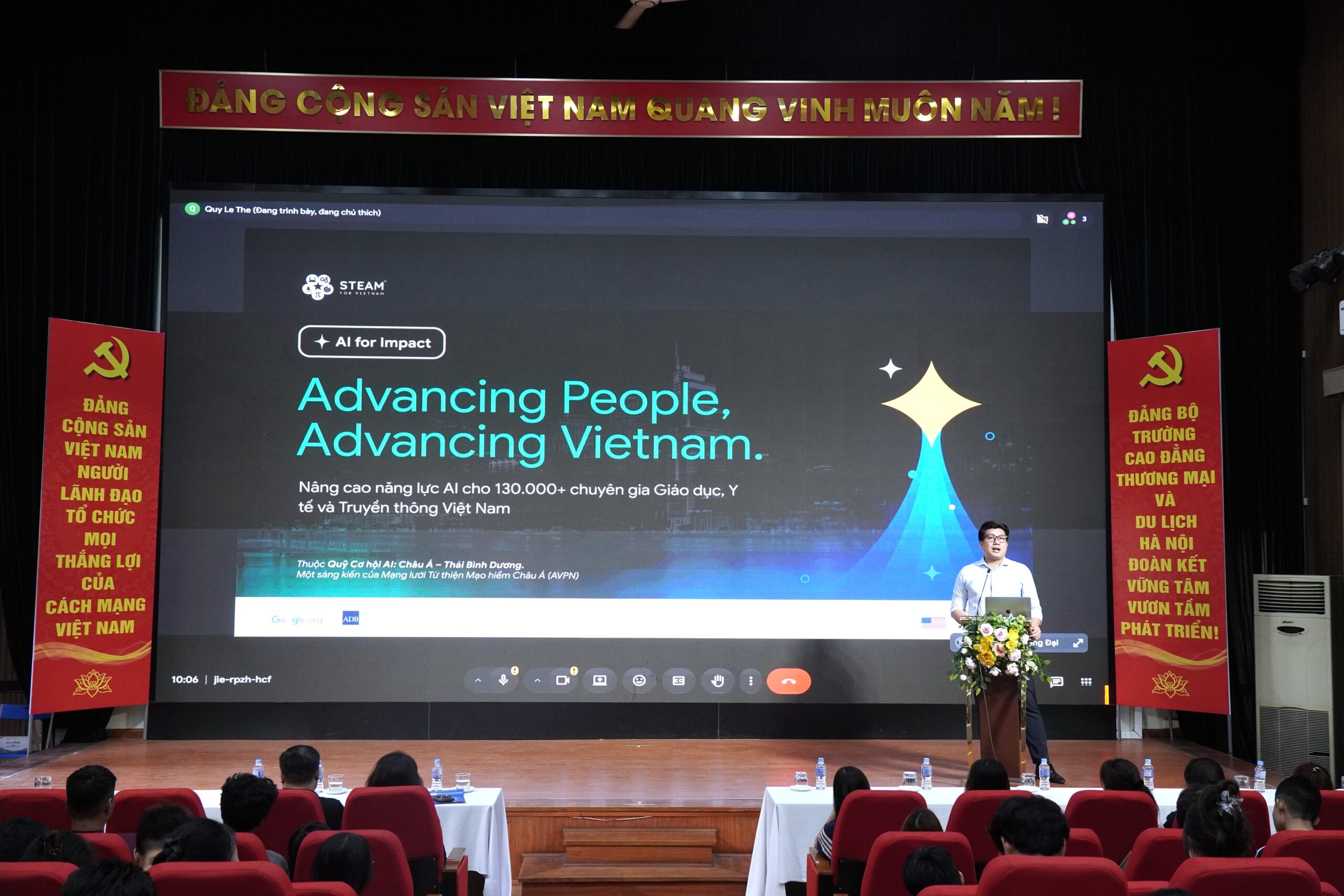 Đại diện ZTO Labs giới thiệu chương trình AI For Impact