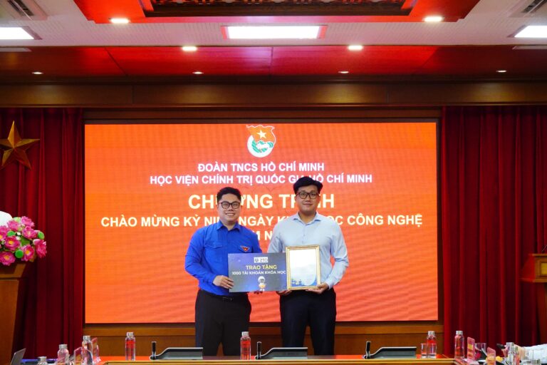 ZTO Labs trao tặng 1.000 tài khoản học AI cho đoàn viên Học viện Chính trị Quốc gia Hồ Chí Minh